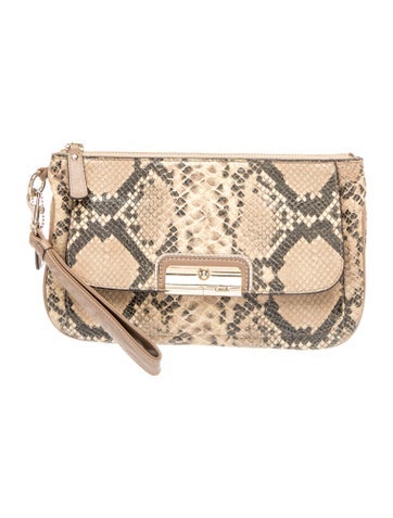 Snakeskin Clutch