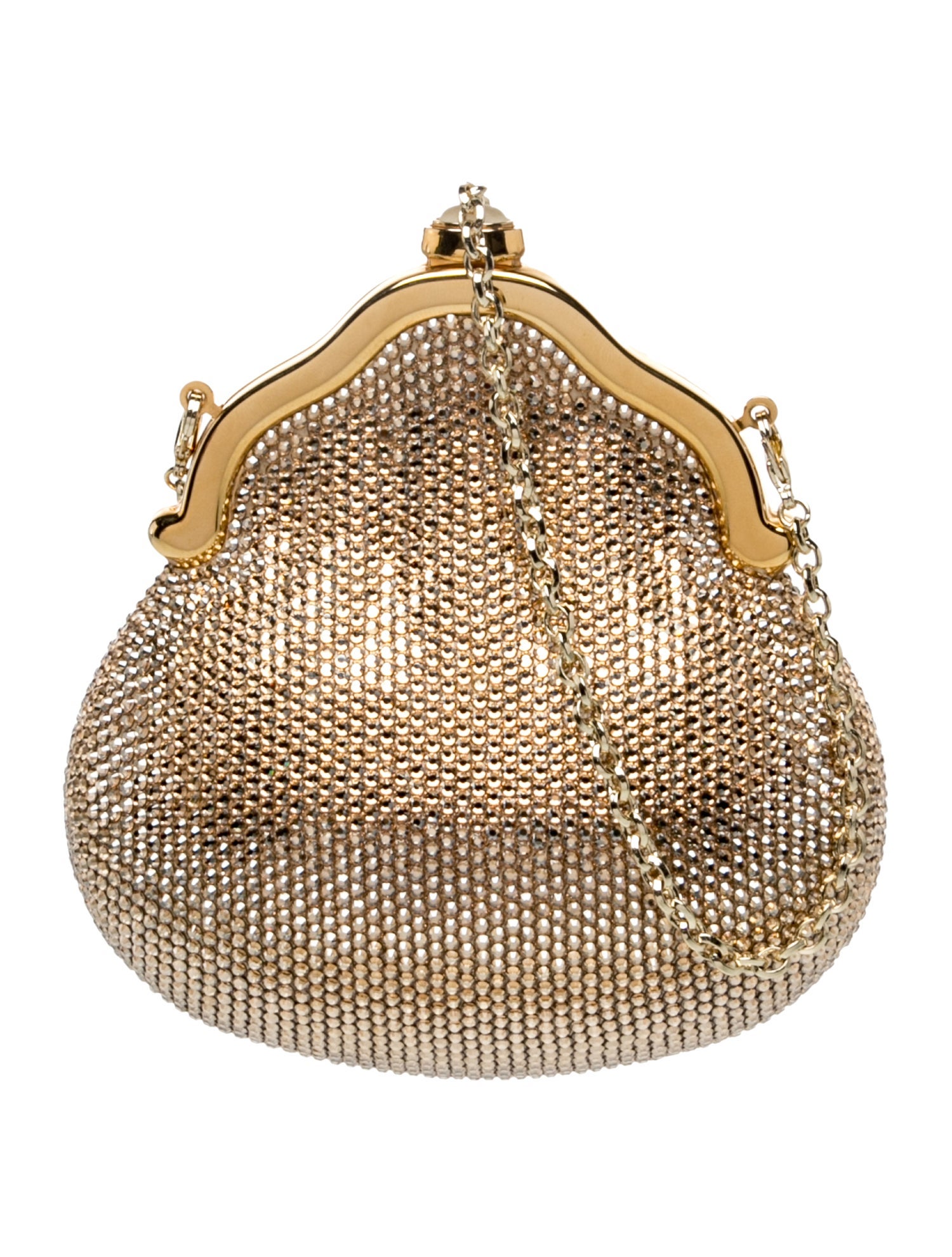 Crystal Enchanted Clutch, Champagne