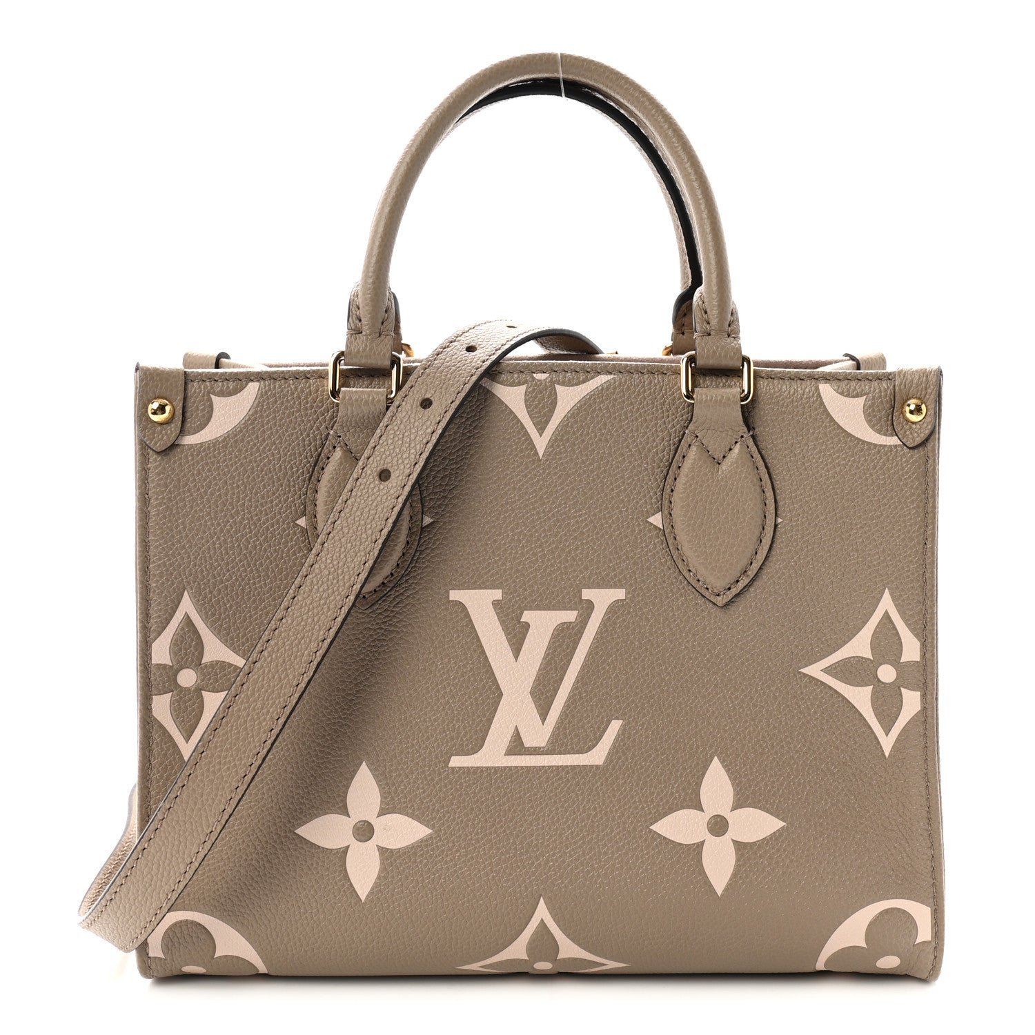 Louis Vuitton Louis Vuitton Empreinte Monogram Giant Onthego PM Tourterelle Creme