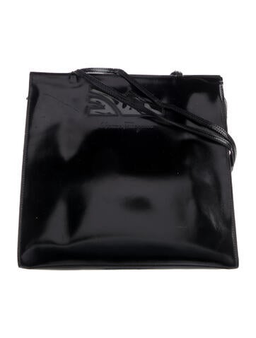 Ferragamo Patent Leather Tote Bag