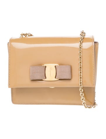 Ferragamo Patent Leather Crossbody Bag