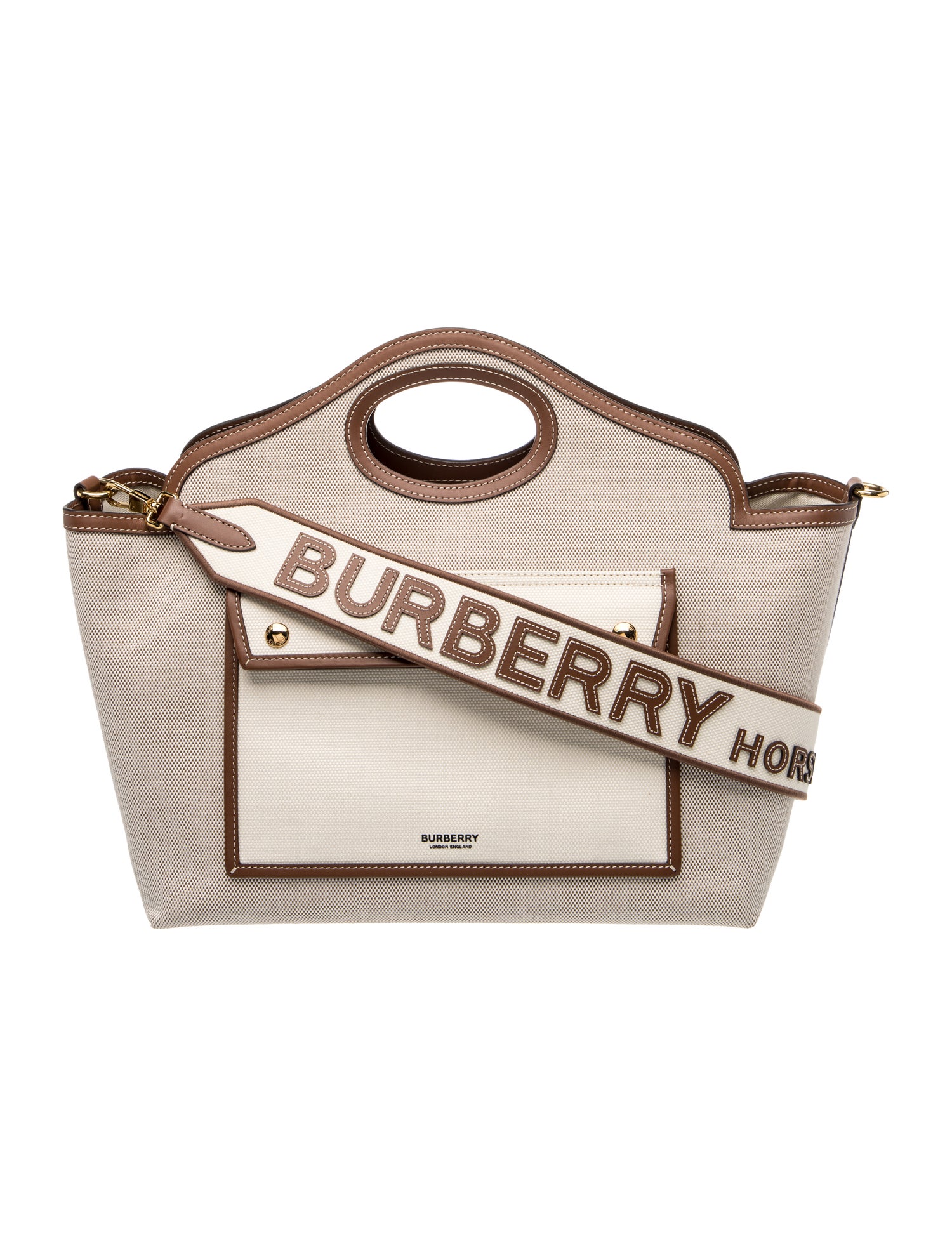 Canvas Soft Pocket Tote Bag Small