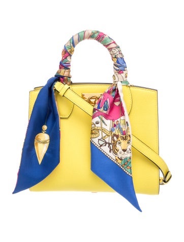 Leather Top Handle Bag