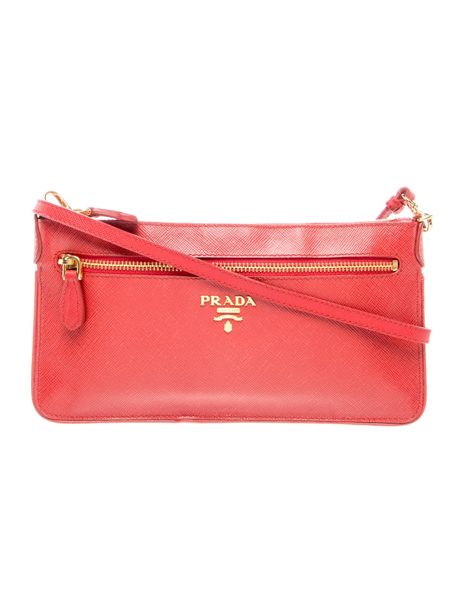 Saffiano Lux Leather Crossbody Bag