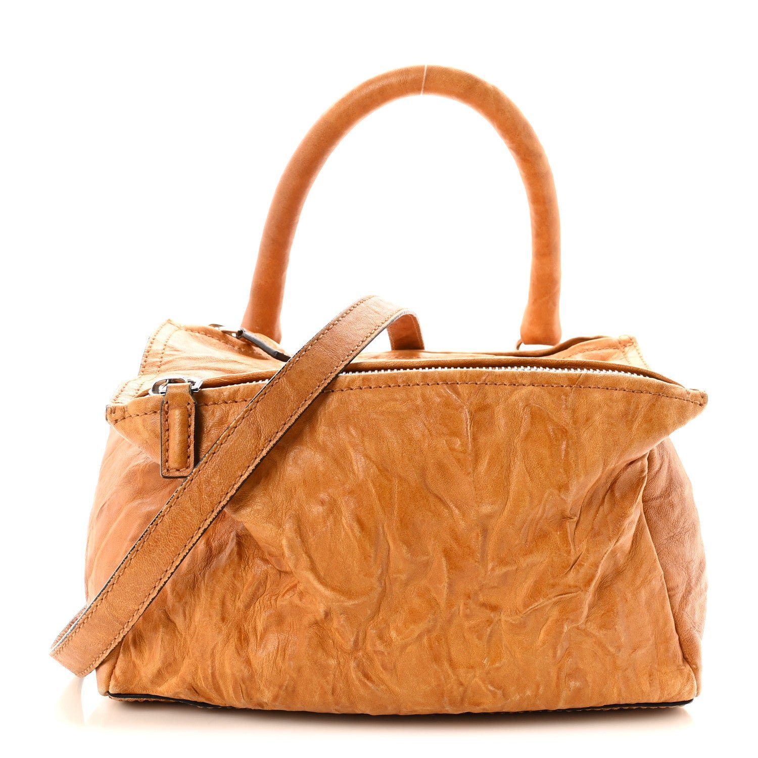 Givenchy Tumbled Sheepskin Small Pandora Mustard