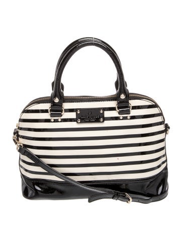 Patent Leather Top Handle Bag