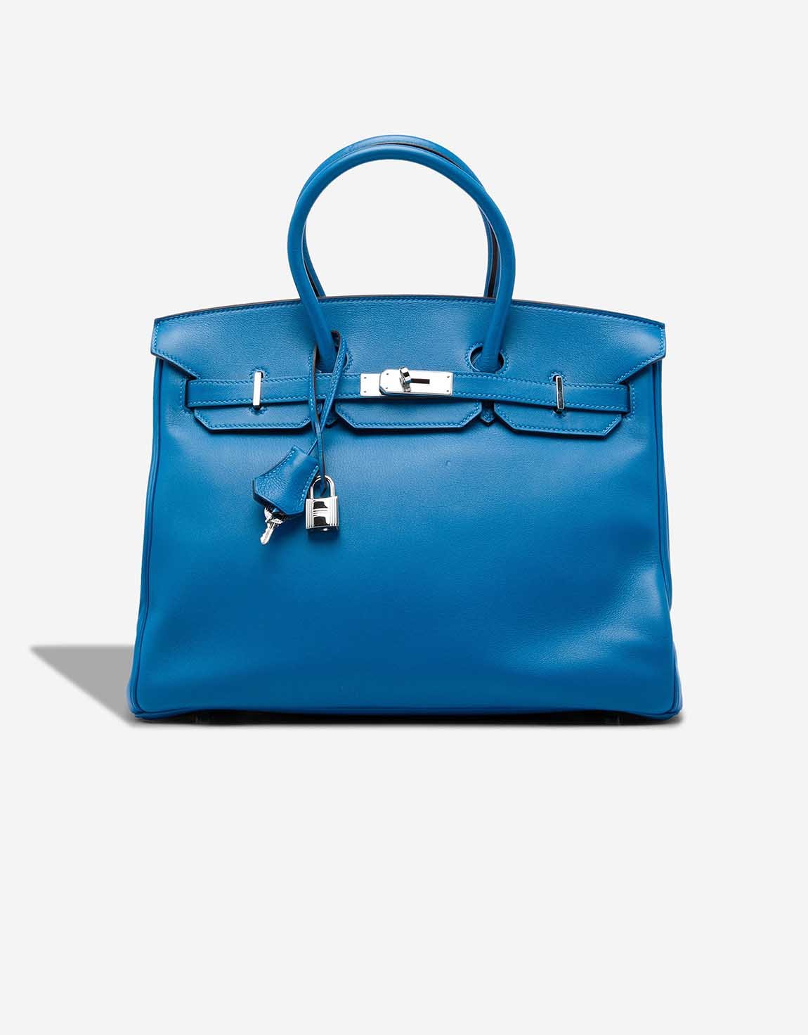 
		Birkin 35 Swift Bleu France    