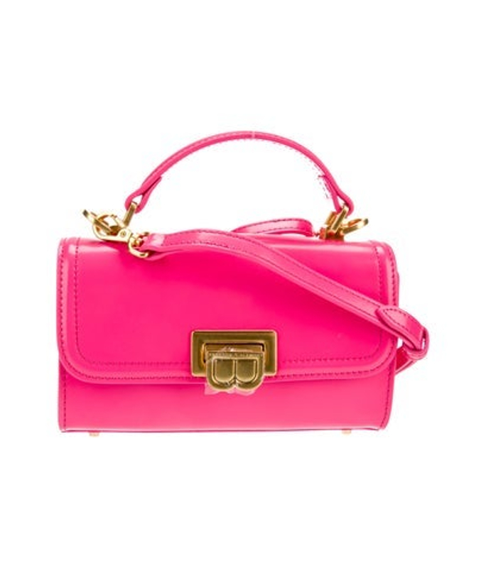 Brandon Blackwood Blackwood Patent Leather Top Handle Bag W Tags
