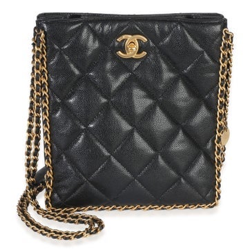 Leather Never Ending Chain Tote