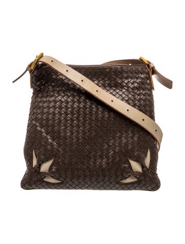 Intrecciato Messenger Bag Vintage