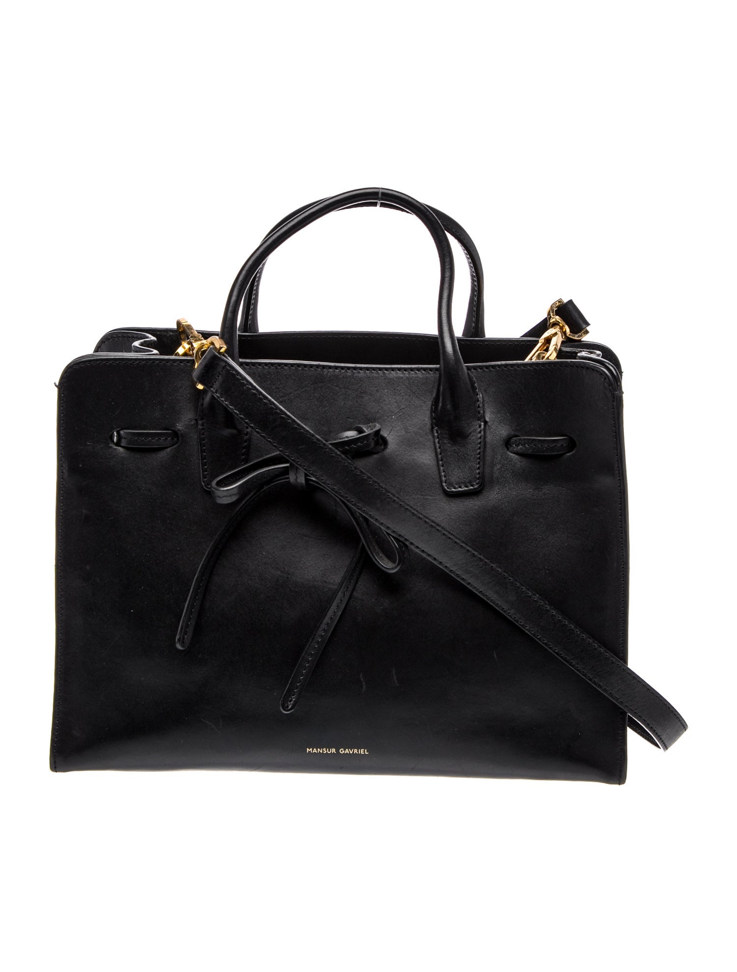 Leather Top Handle Bag
