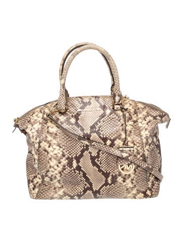 Michael Kors Snakeskin Top Handle Bag