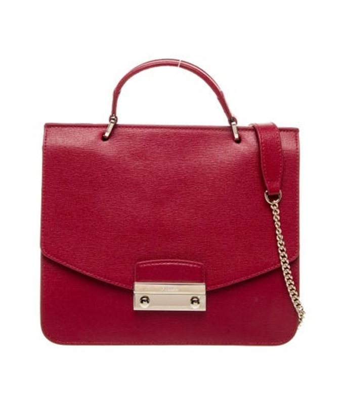 Furla Leather Top Handle Bag