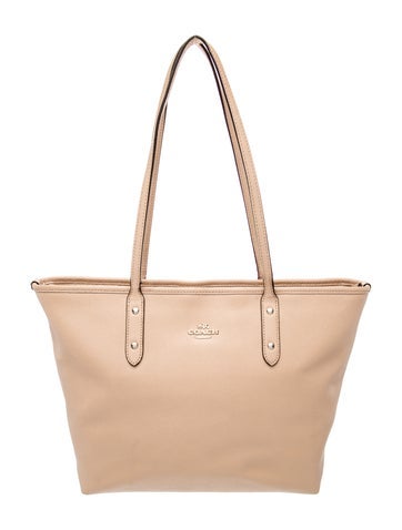 Leather Top Handle Bag