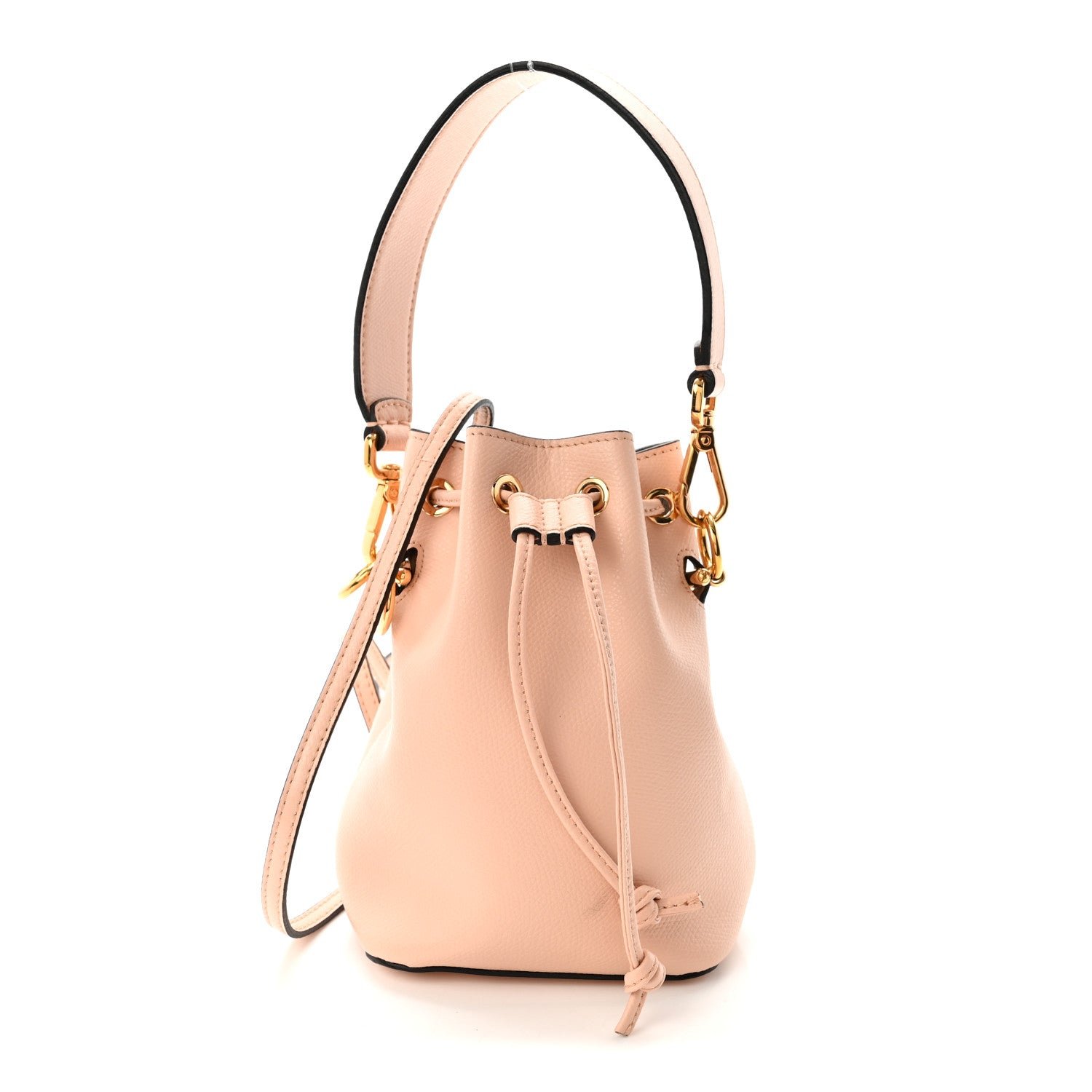 Fendi Vitello Cruise F is Fendi Mini Mon Tresor Bucket Bag Light Rose