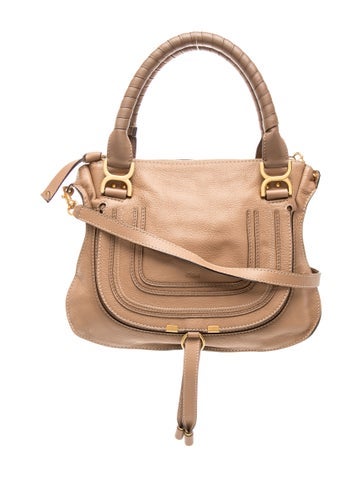 Leather Marcie Shoulder Bag Medium