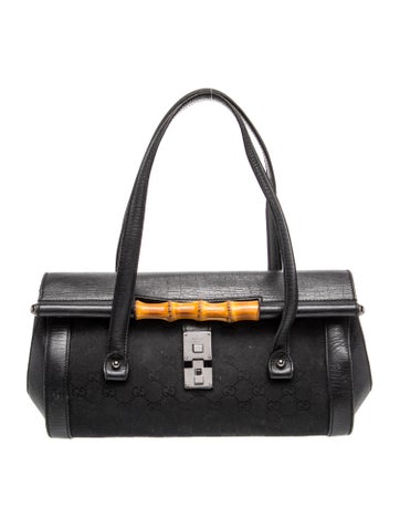 GG Canvas Bamboo Bullet Medium