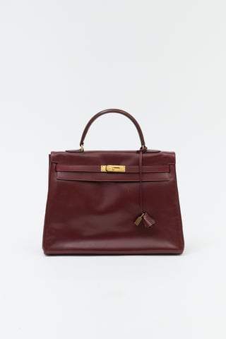 1975 Rouge H Box Kelly Retourne 35 Bag
