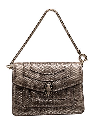 Embossed Leather Crossbody Bag