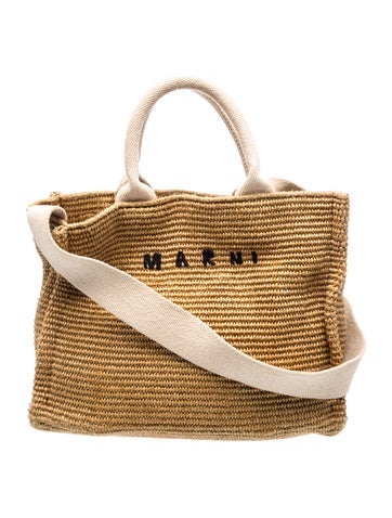 Marni Straw Shoulder Bag
