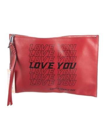 Leather Clutch w/ Tags