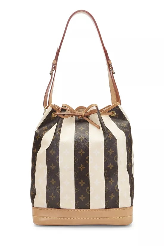 Monogram Canvas Cream Rayures Noé Petite