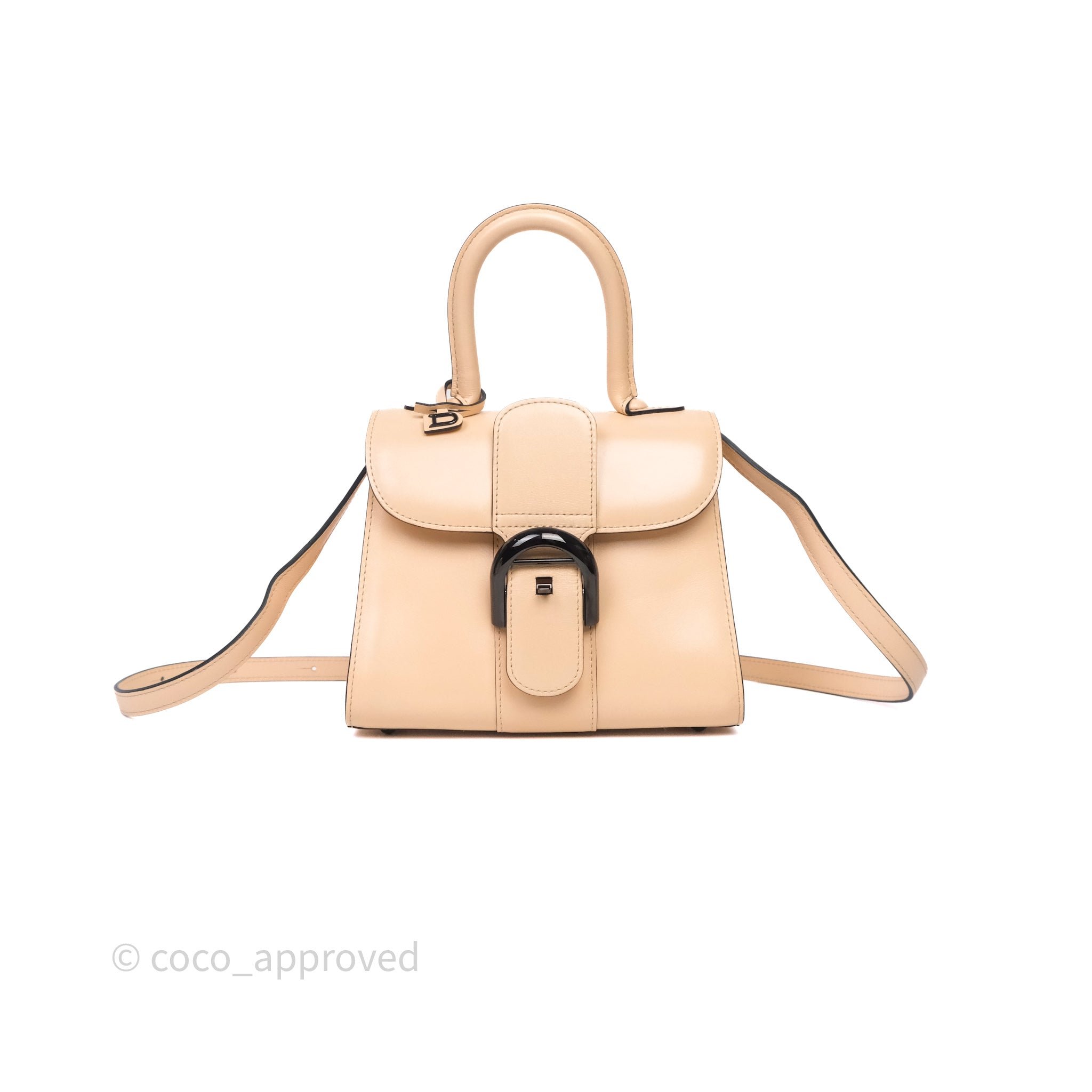 Delvaux Mini Brillant Bag Nude Box Calfskin