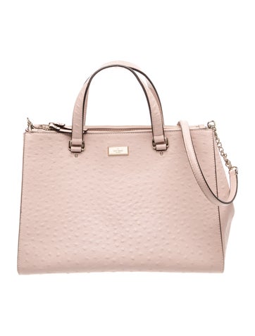 Ostrich Top Handle Bag