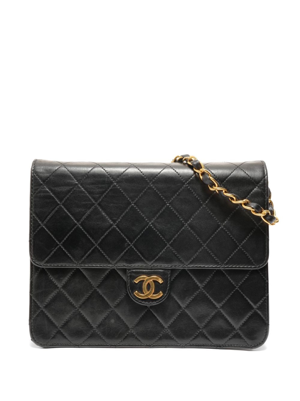 2000-2001 diamond-quilted leather shoulder bag
