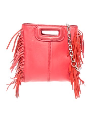 Maje Leather Top Handle Bag