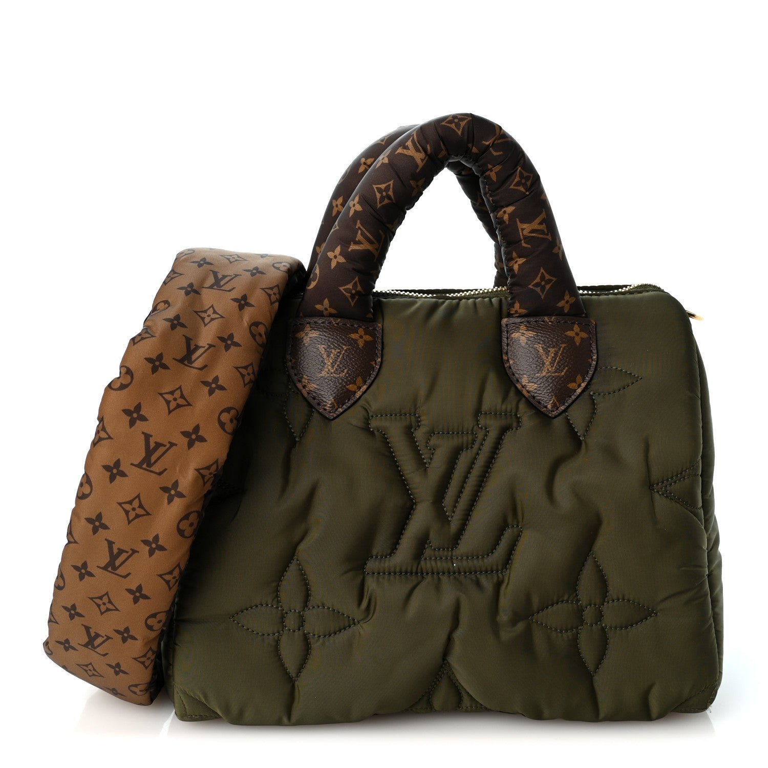 Louis Vuitton Econyl Mini Monogram Pillow Speedy Bandouliere 25 Khaki