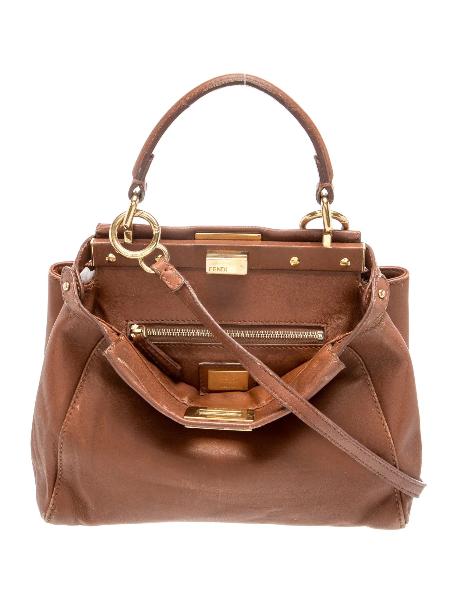 Leather Peekaboo Mini