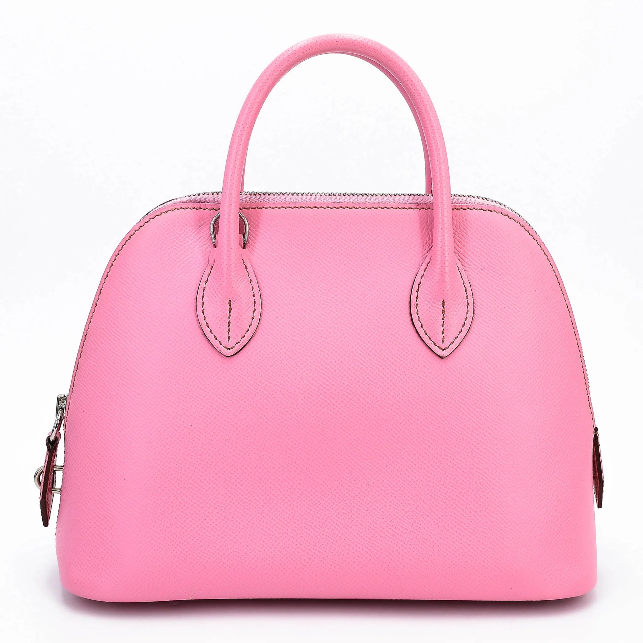 Very Good ( Rank A) HERMÈS Bolide 25 Pink (5P) Epsom Palladium hardware Z (2021)