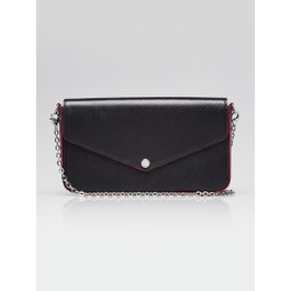 Louis Vuitton Louis Vuitton Black Epi Leather Felicie Pochette Bag