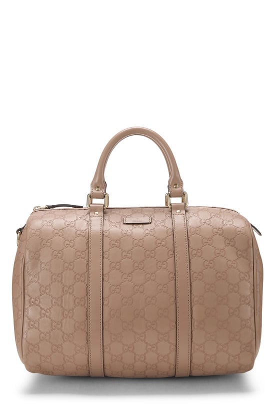 Pink Guccissima Joy Boston Handbag