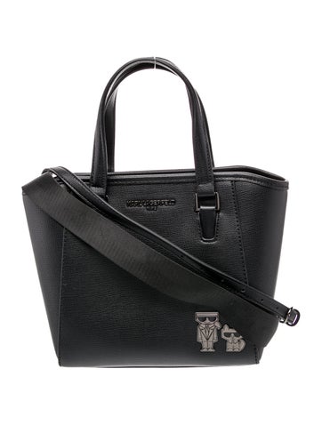Karl Lagerfeld Leather Top Handle Bag