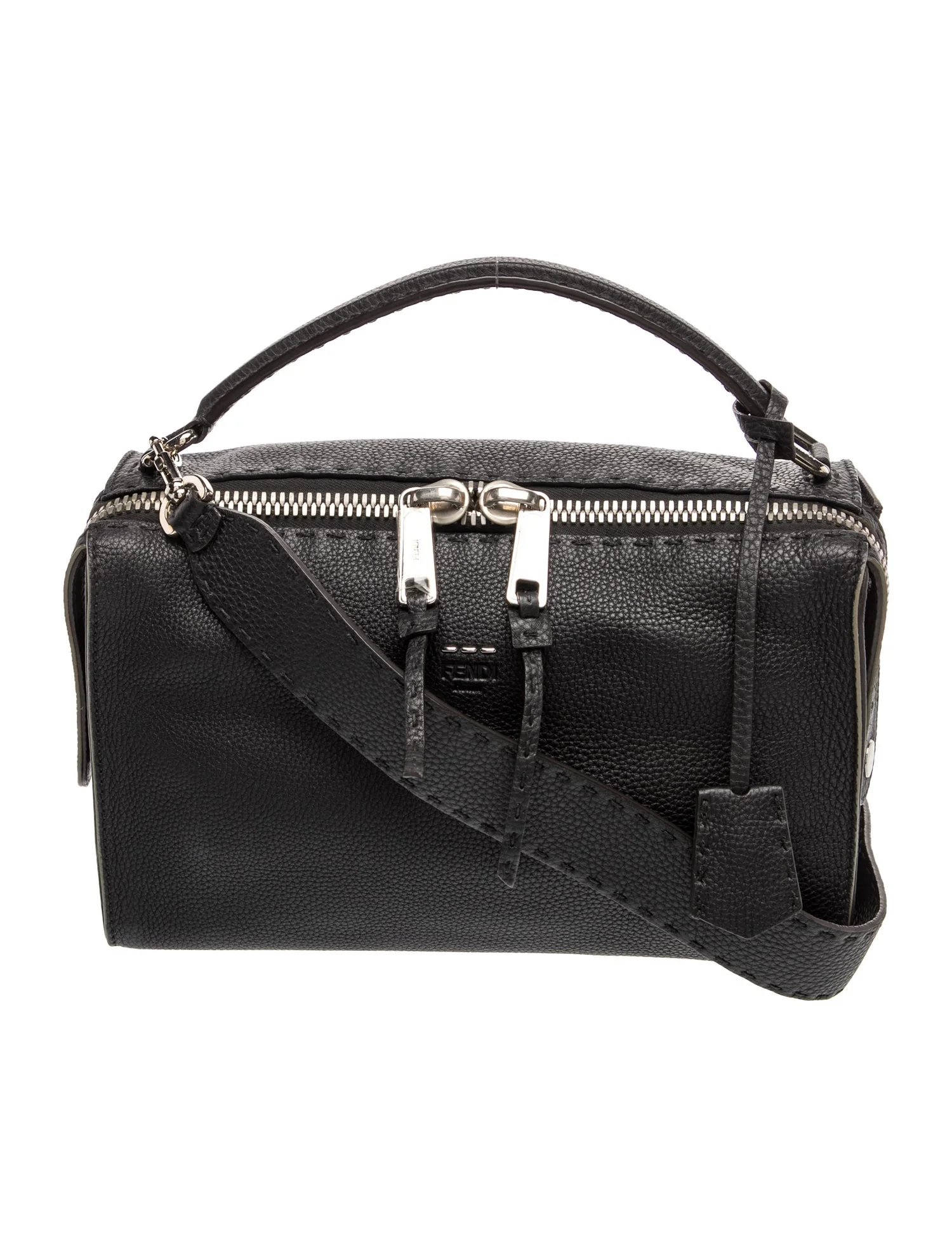 Leather Top Handle Bag