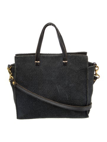 Leather Top Handle Bag