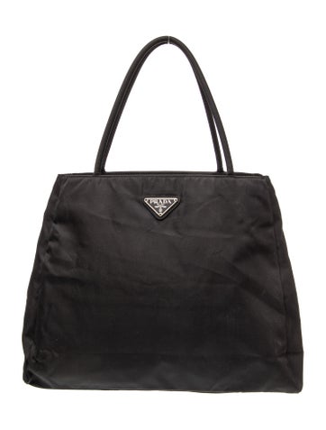 Tessuto Nylon Top Handle Bag Vintage