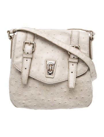 Embossed Leather Crossbody Bag