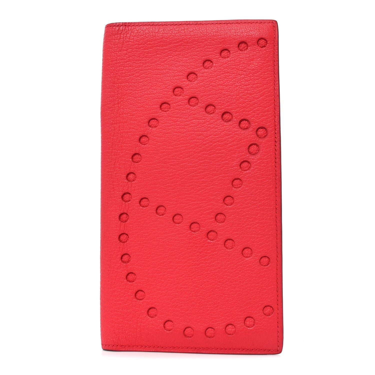 Hermes Chevre Mysore Evelyne Long Wallet Bougainvillea