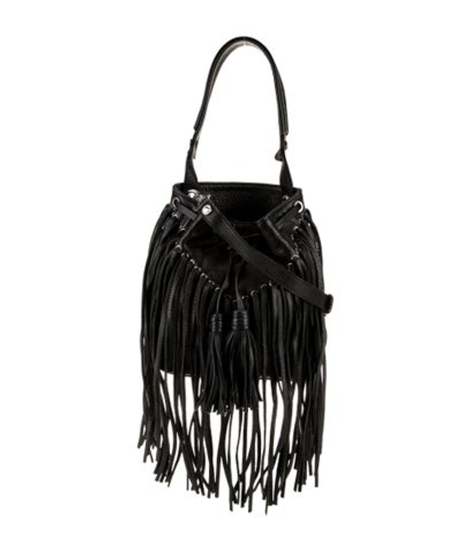 Sandro Leather Top Handle Bag