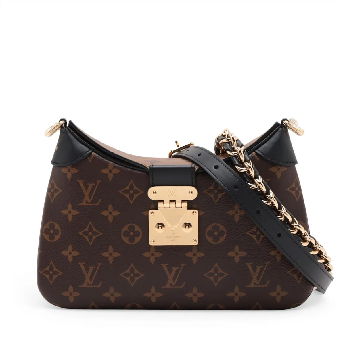 Louis Vuitton Monogram Reverse LV Twiney M46659 Brown There was an RFID response