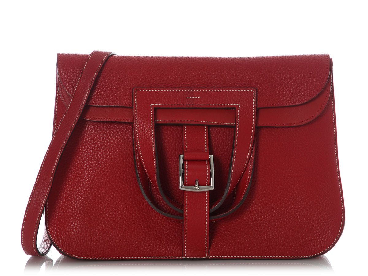 Hermès Red Clemènce Halzan 31