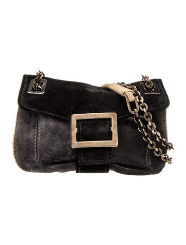Roger Vivier Suede Shoulder Bag