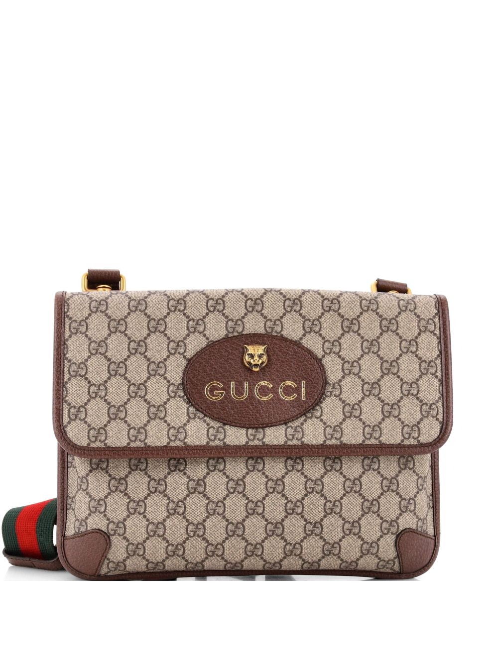 Gucci Neo Vintage Flap Messenger GG Coated Canvas Medium crossbody bag