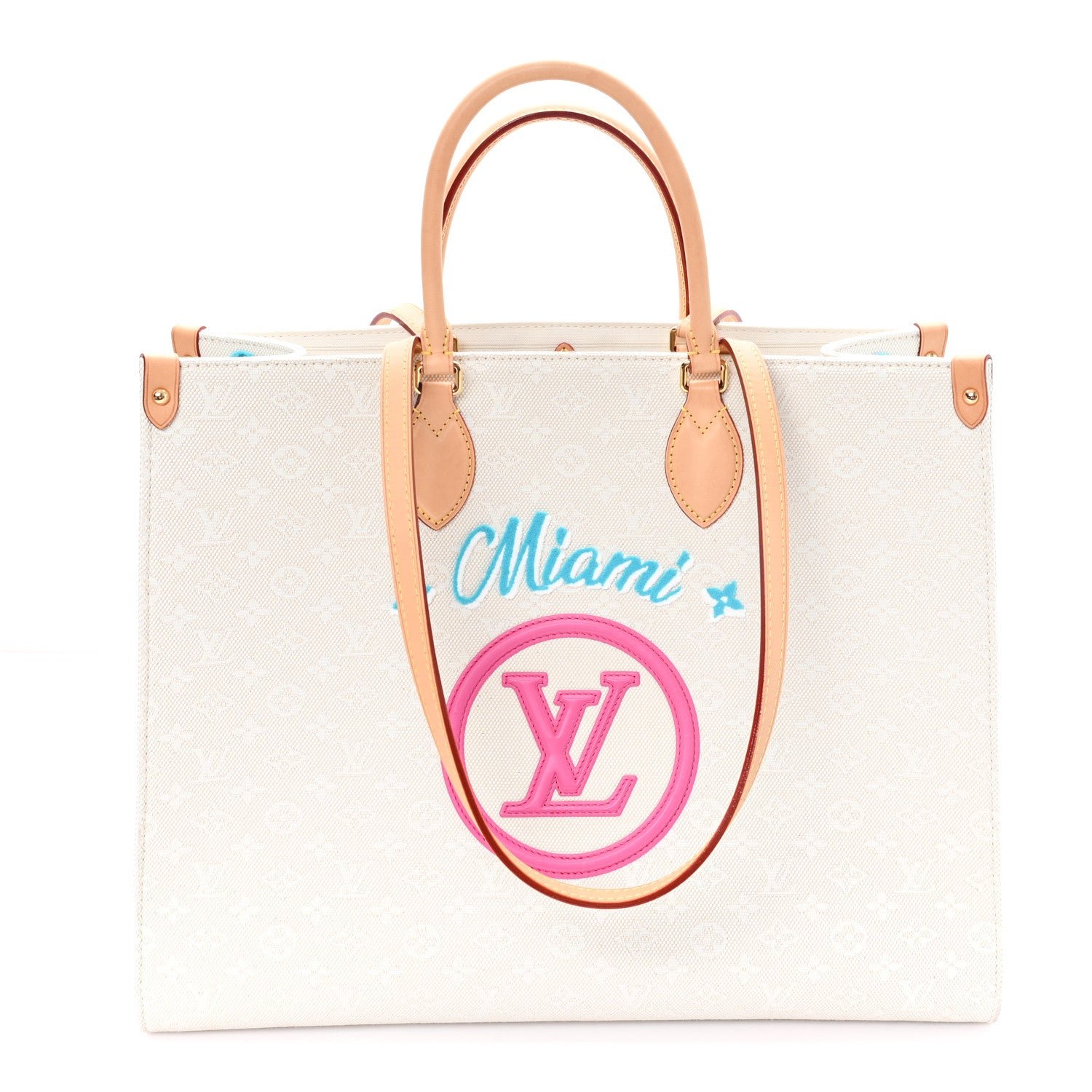 Louis Vuitton Jacquard Monogram Miami Onthego GM