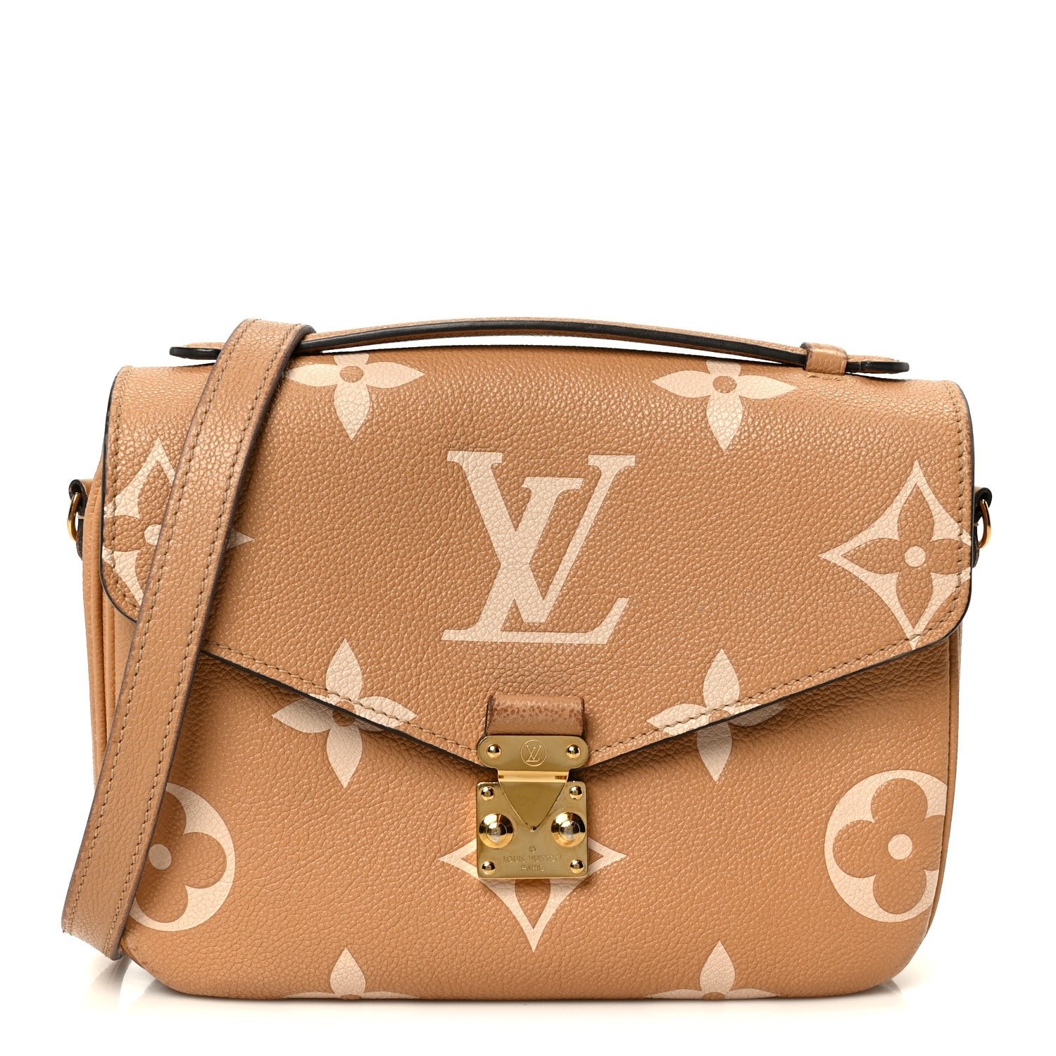 Louis Vuitton Empreinte Monogram Giant Pochette Metis Arizona Beige