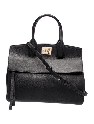 Leather Top Handle Bag