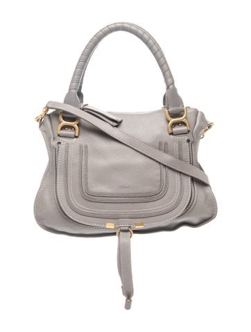 Leather Marcie Shoulder Bag Medium